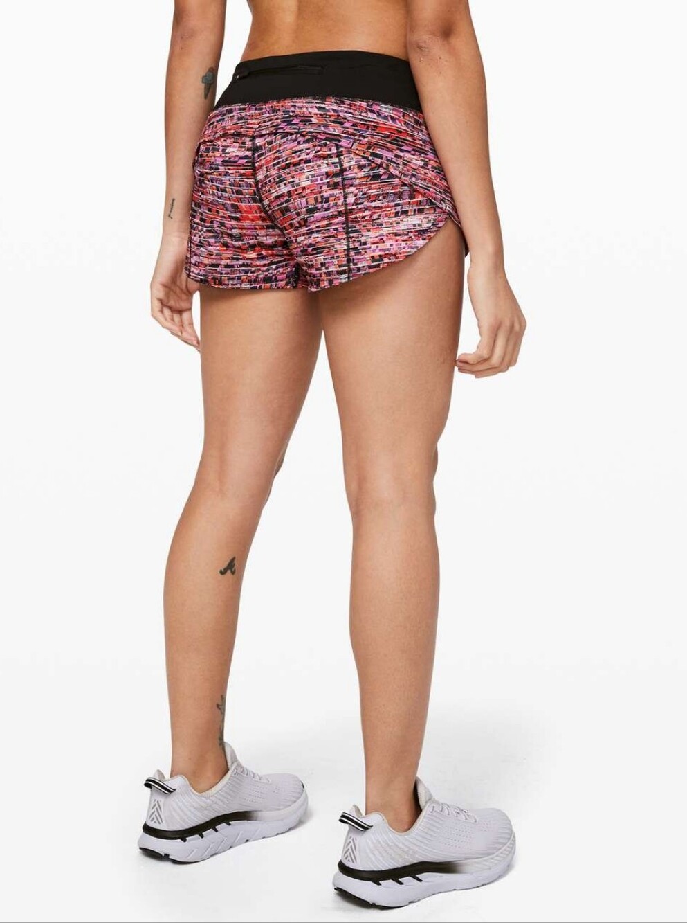 Lululemon Speed Up Short *2.5" Flash Pleat Orange Multi Size 10 Like New